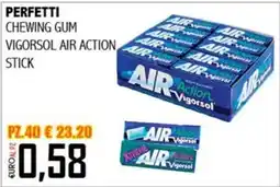 Big Food Perfetti chewing gum vigorsol air action stick offerta