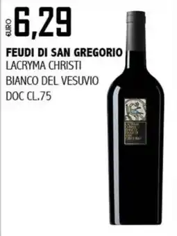 Big Food Feudi di San Gregorio Lacryma Christi Bianco del Vesuvio offerta