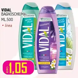 Big Food Vidal bagnoschiuma offerta
