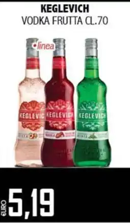 Big Food Vodka frutta Keglevich offerta