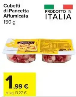 Carrefour Express Cubetti di Pancetta Affumicata offerta