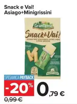Carrefour Express Snack e Vai! Asiago+Minigrissini offerta