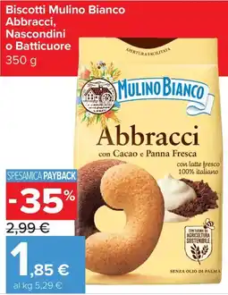 Carrefour Express Biscotti Mulino Bianco Abbracci offerta