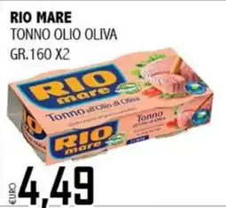 Big Food Tonno all'olio di oliva Rio mare offerta