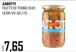 Big Food Filetti di tonno olio oliva Zarotti offerta