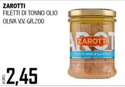 Big Food Zarotti filetti di tonno offerta