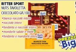 Big Food Ritter Sport cioccolato offerta