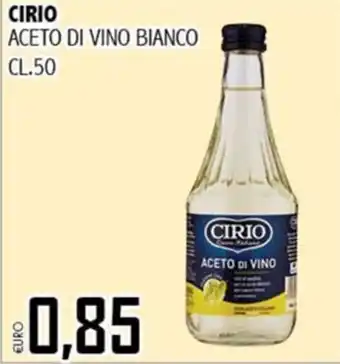 Big Food Aceto di vino bianco Cirio offerta