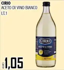Big Food Aceto di vino bianco Cirio offerta