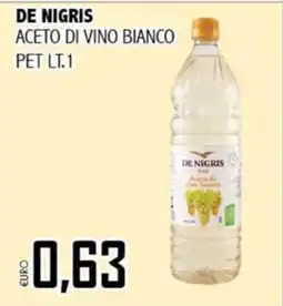 Big Food Aceto di vino bianco De Nigris offerta