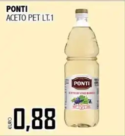 Big Food Aceto di vino bianco Ponti offerta