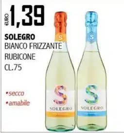 Big Food Solegro bianco frizzante offerta