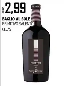 Big Food Baglio al Sole Primitivo Salento offerta