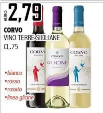 Big Food Corvo vino terre siciliane offerta