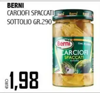 Big Food Berni carciofi spaccati offerta