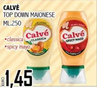 Big Food Calvé top down maionese offerta