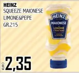 Big Food Heinz maionese limone e pepe offerta