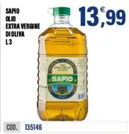 Adhoc Olio extra vergine di oliva Sapio offerta