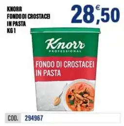 Adhoc Knorr Fondo di crostacei in pasta offerta