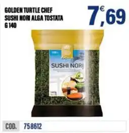 Adhoc Golden Turtle Chef Sushi Nori Alga Tostata offerta