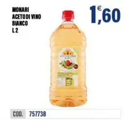 Adhoc Monari Aceto di Vino Bianco offerta