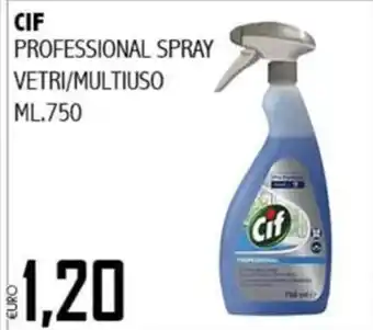 Big Food Cif professional spray vetri/multiuso offerta
