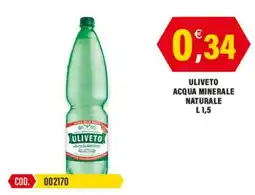 Adhoc Uliveto acqua minerale naturale offerta