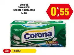 Adhoc Tovaglioli Corona offerta