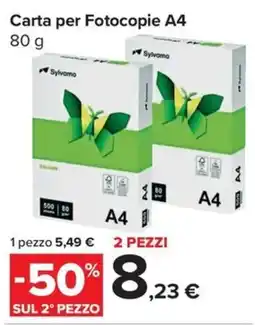 Carrefour Express Carta per Fotocopie A4 Sylvamo offerta