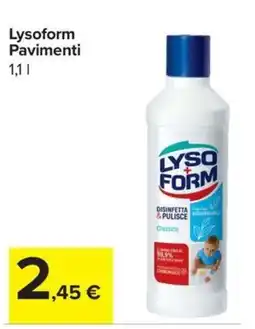 Carrefour Express Lysoform Pavimenti offerta