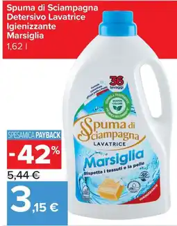 Carrefour Express Spuma di Sciampagna Detersivo Lavatrice Igienizzante Marsiglia offerta