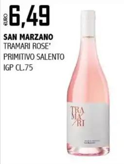 Big Food San Marzano Tramari Rose' offerta