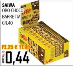 Big Food Saiwa Oro Choco Barretta offerta