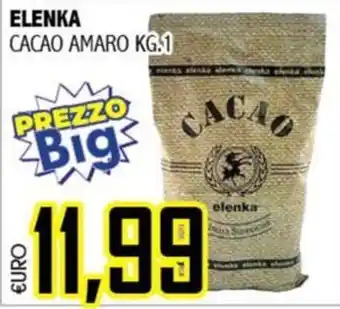 Big Food Cacao amaro elenka offerta