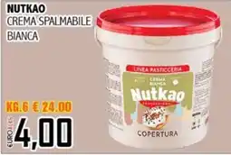 Big Food Crema spalmabile bianca Nutkao offerta