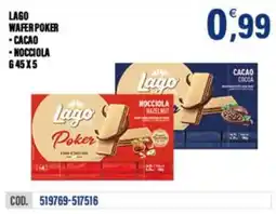 Adhoc Lago wafer poker offerta