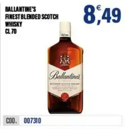 Adhoc Ballantine's finest blended scotch whisky offerta