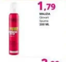 Irys Malizia spuma offerta