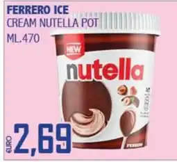 Big Food Ferrero Ice Cream Nutella Pot offerta