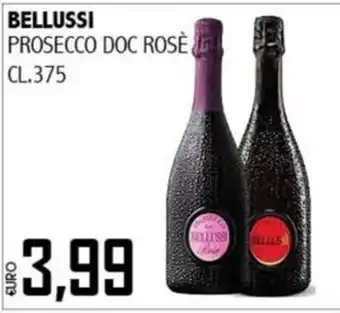 Big Food Bellussi Prosecco Doc Rosè offerta