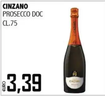 Big Food Cinzano Prosecco Doc offerta