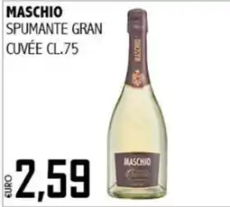 Big Food Maschio spumante gran cuvée offerta