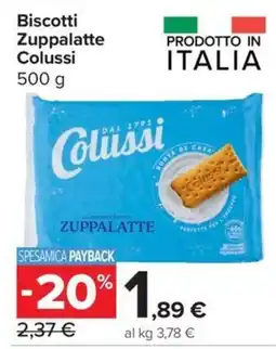 Carrefour Express Biscotti Zuppalatte Colussi offerta