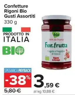 Carrefour Express Confettura Rigoni Bio Gusti Assortiti offerta