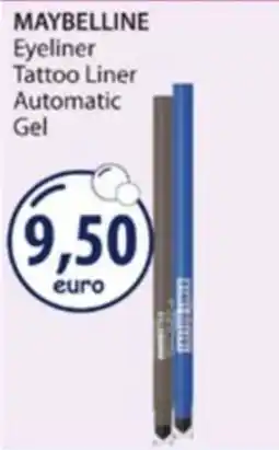 Acqua & Sapone Maybelline Eyeliner Tattoo Liner Automatic Gel offerta