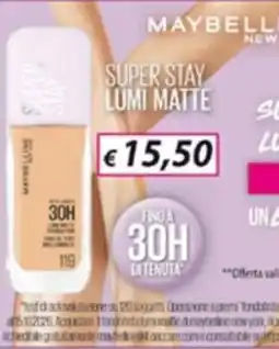 Acqua & Sapone Maybelline Super Stay Lumi Matte offerta