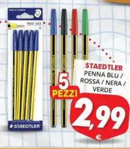 Mazzeo Supermercati Staedtler penna blu offerta