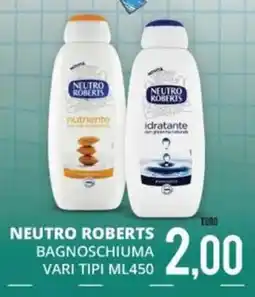 Mazzeo Supermercati Neutro Roberts bagnoschiuma offerta