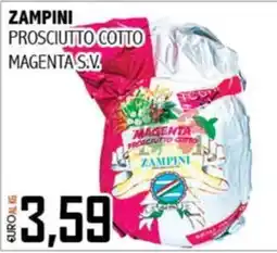 Big Food Prosciutto cotto Zampini offerta