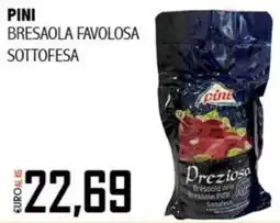 Big Food Bresaola favolosa sottofesa Pini offerta